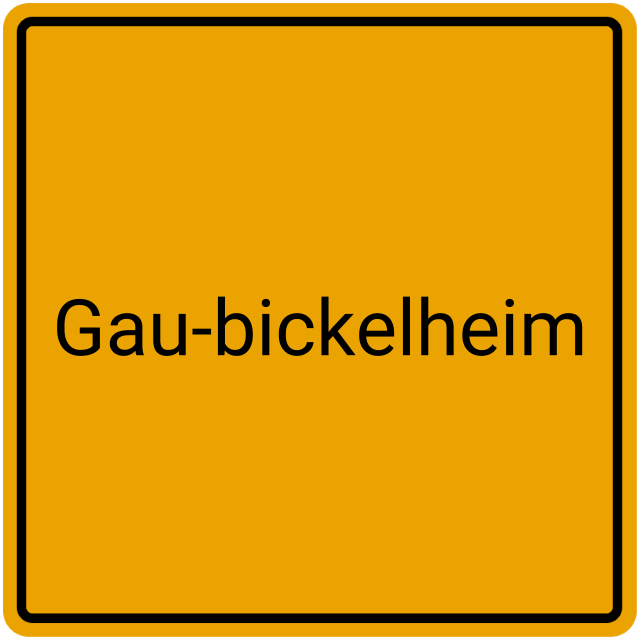 Meldebestätigung Gau-Bickelheim