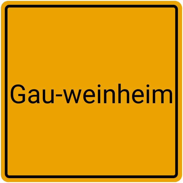Meldebestätigung Gau-Weinheim