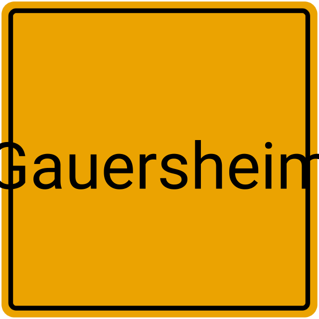 Meldebestätigung Gauersheim