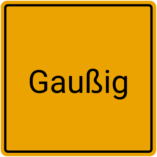 Meldebestätigung Gaußig