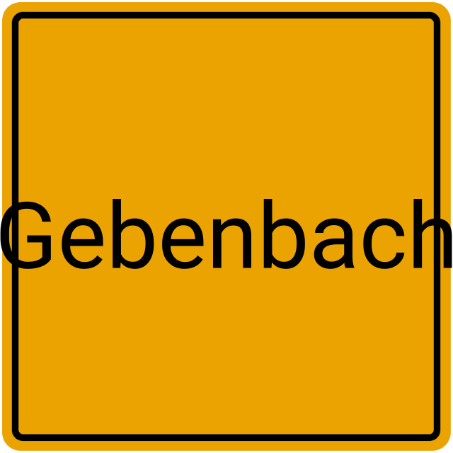 Meldebestätigung Gebenbach