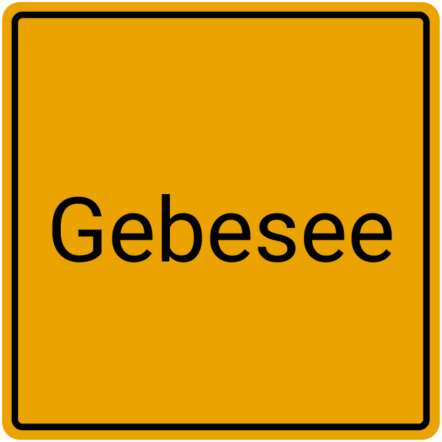 Meldebestätigung Gebesee