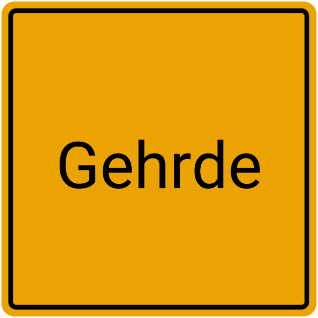 Meldebestätigung Gehrde