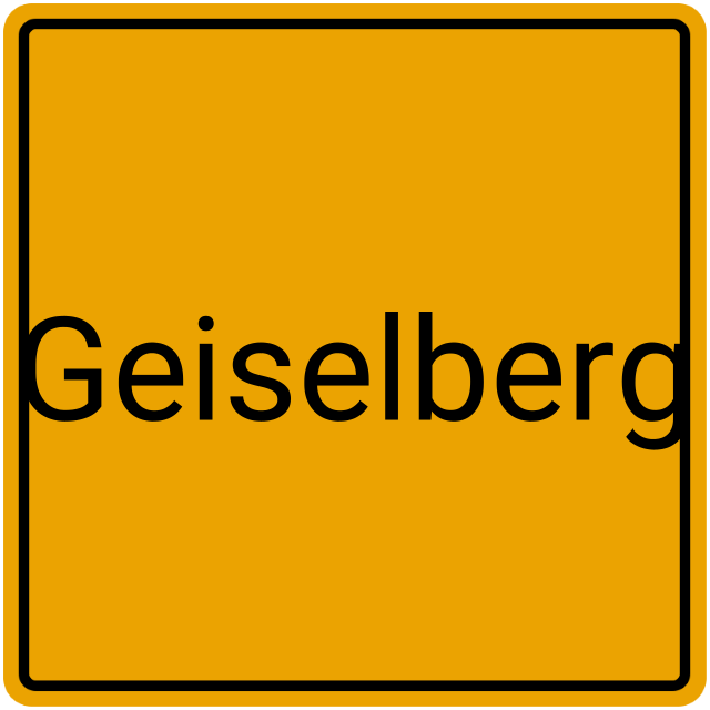 Meldebestätigung Geiselberg