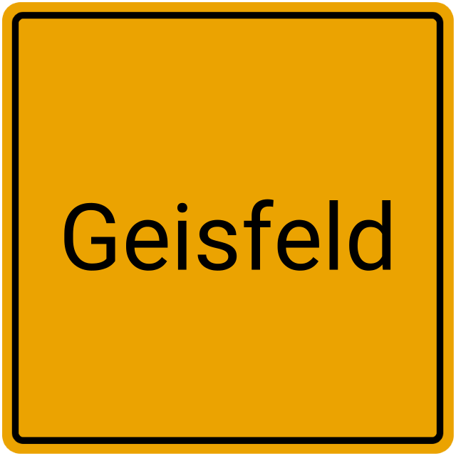 Meldebestätigung Geisfeld