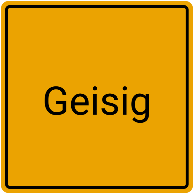 Meldebestätigung Geisig