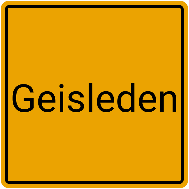 Meldebestätigung Geisleden