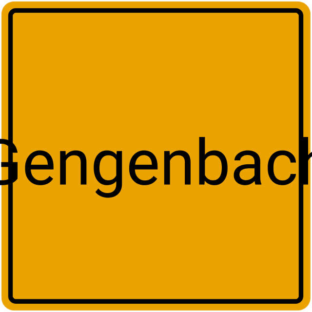 Meldebestätigung Gengenbach