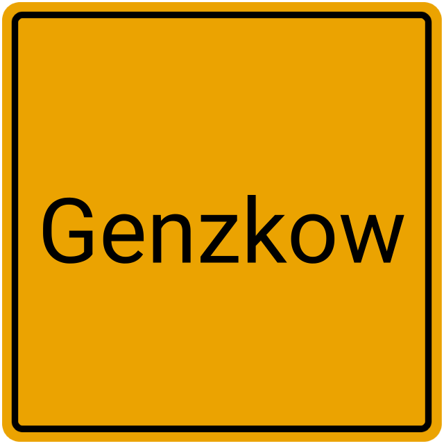 Meldebestätigung Genzkow