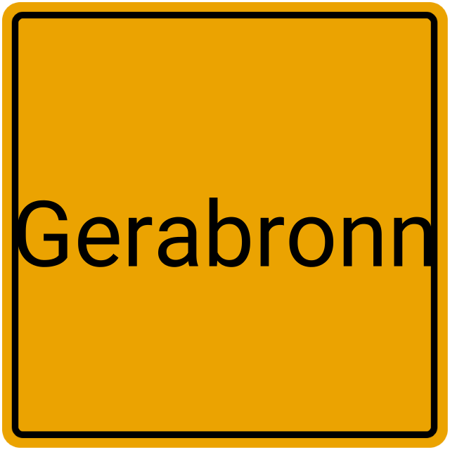 Meldebestätigung Gerabronn