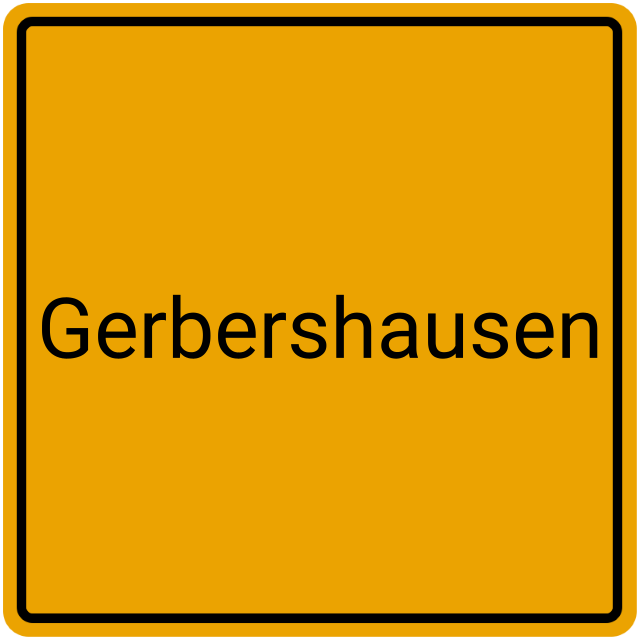 Meldebestätigung Gerbershausen