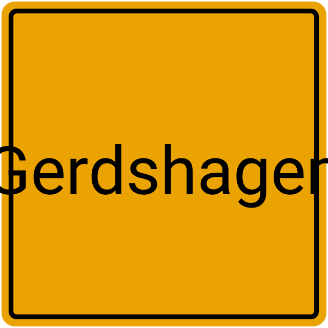 Meldebestätigung Gerdshagen