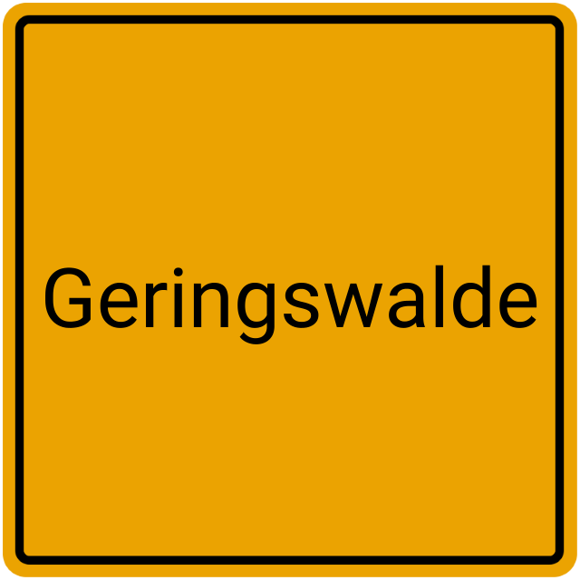 Meldebestätigung Geringswalde