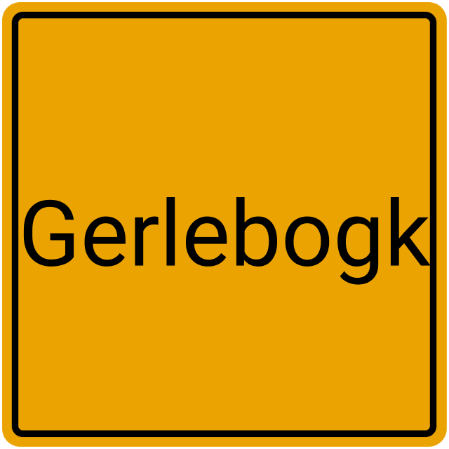 Meldebestätigung Gerlebogk