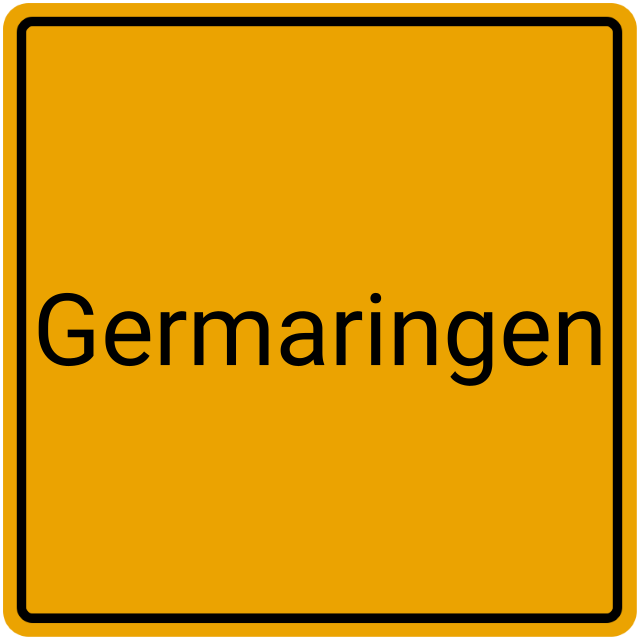 Meldebestätigung Germaringen