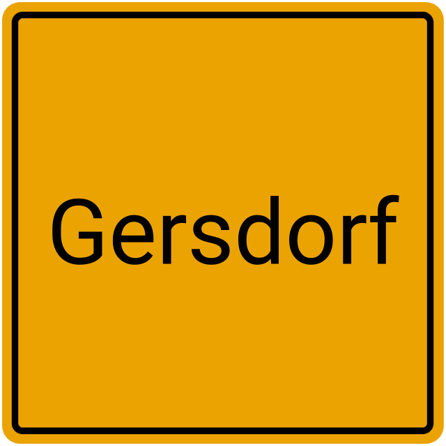 Meldebestätigung Gersdorf