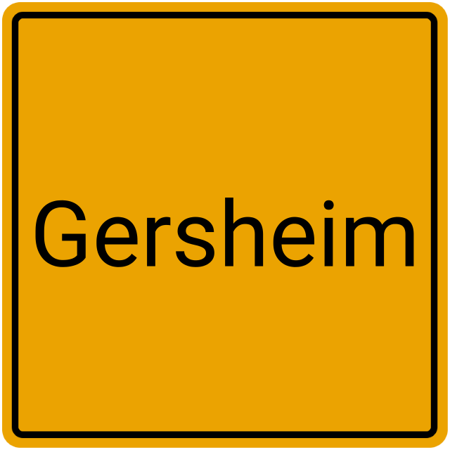 Meldebestätigung Gersheim