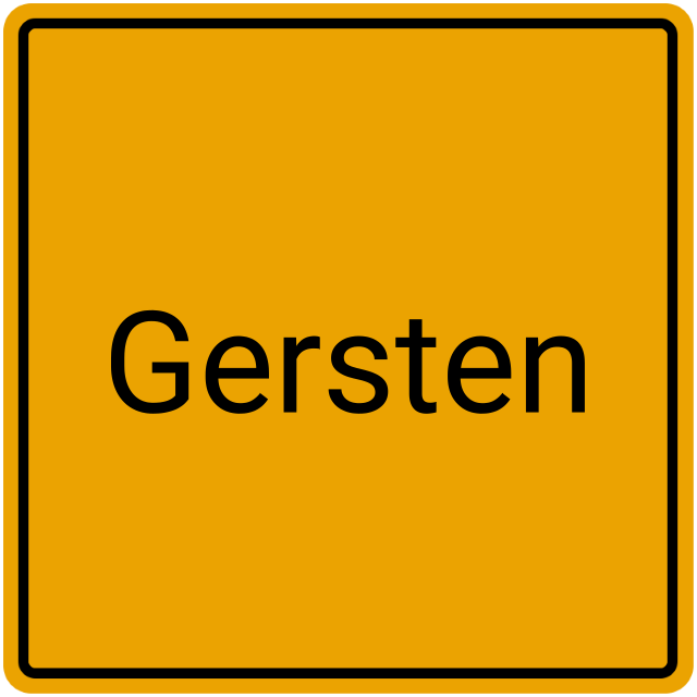 Meldebestätigung Gersten