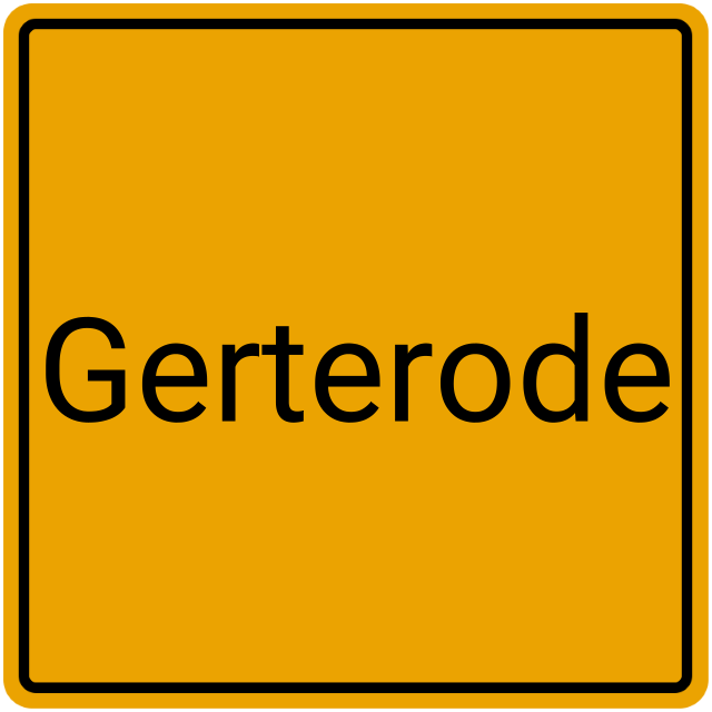 Meldebestätigung Gerterode