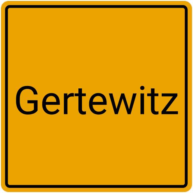 Meldebestätigung Gertewitz