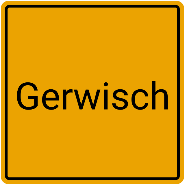 Meldebestätigung Gerwisch