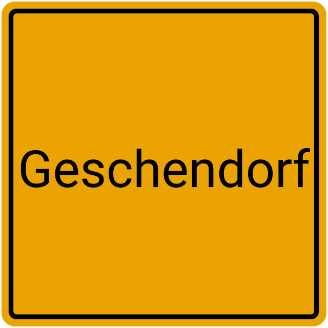 Meldebestätigung Geschendorf