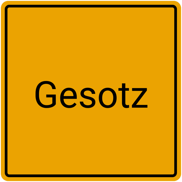Meldebestätigung Gesotz