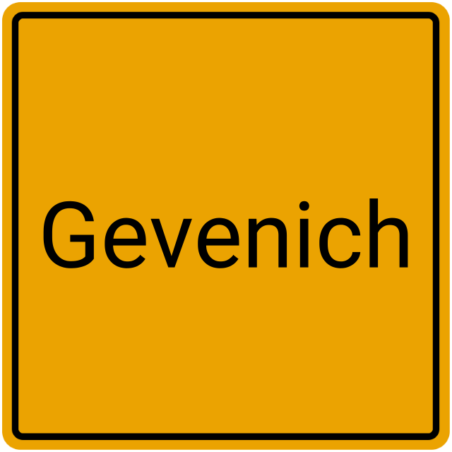 Meldebestätigung Gevenich