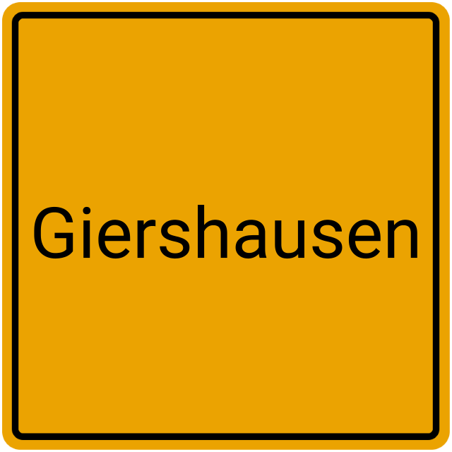 Meldebestätigung Giershausen
