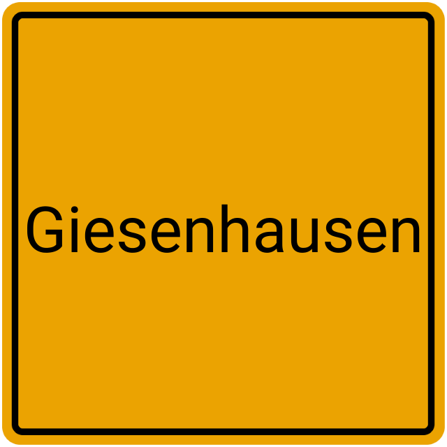 Meldebestätigung Giesenhausen