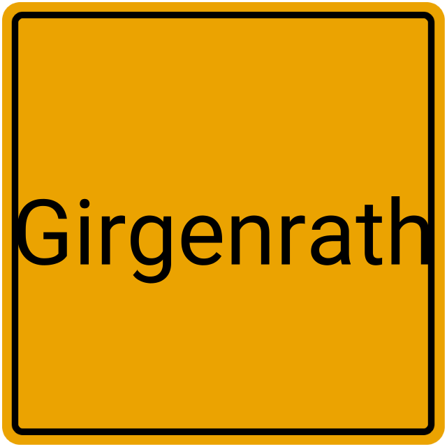 Meldebestätigung Girgenrath