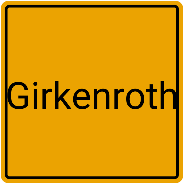 Meldebestätigung Girkenroth