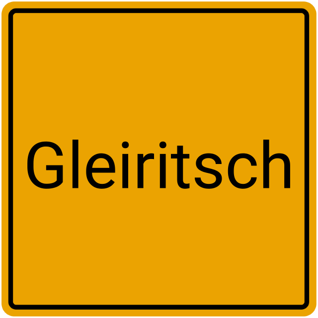 Meldebestätigung Gleiritsch