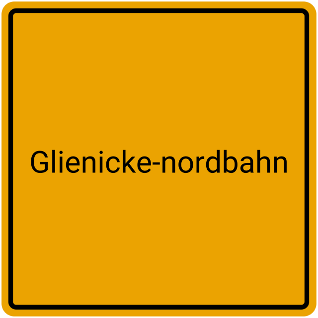 Meldebestätigung Glienicke-Nordbahn