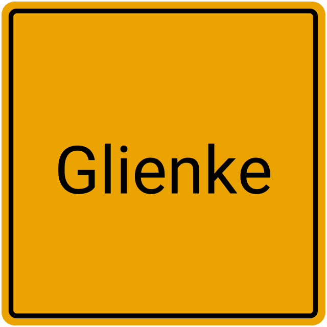 Meldebestätigung Glienke