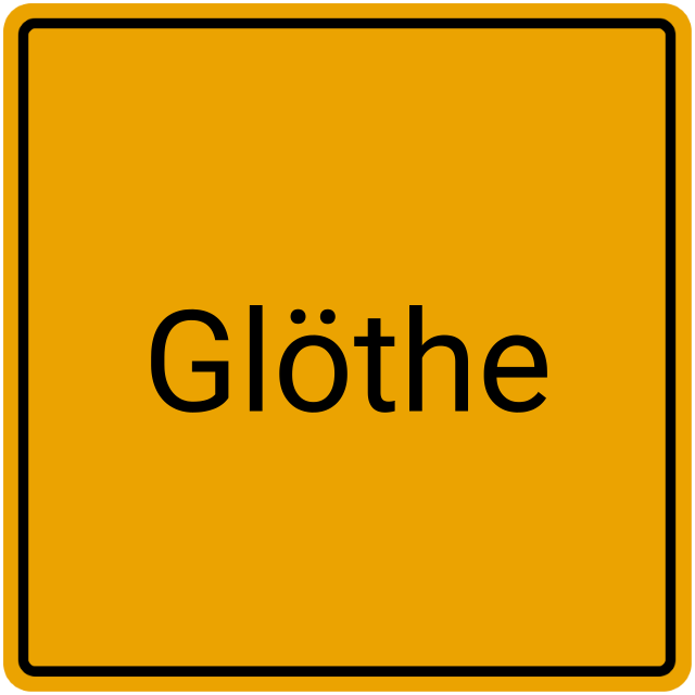 Meldebestätigung Glöthe