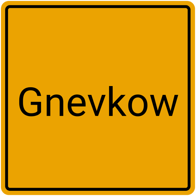 Meldebestätigung Gnevkow