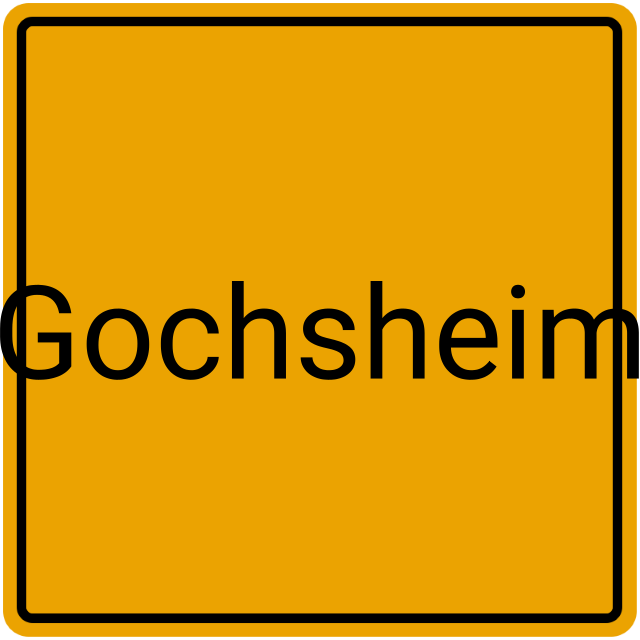 Meldebestätigung Gochsheim