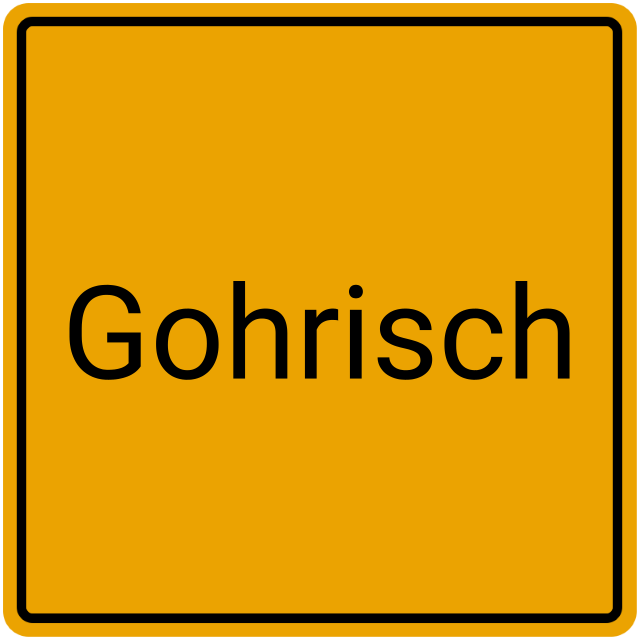 Meldebestätigung Gohrisch