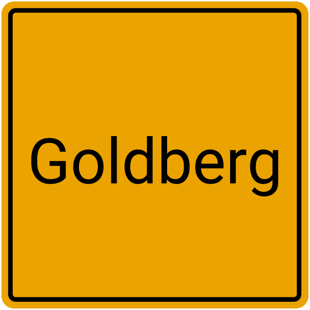 Meldebestätigung Goldberg