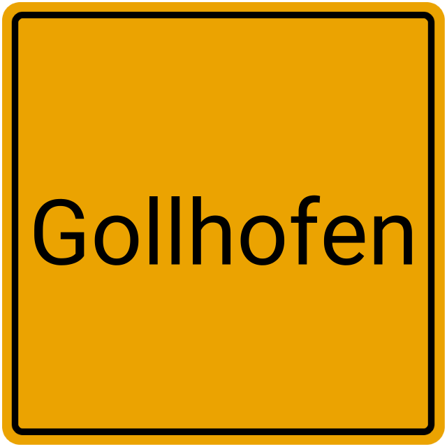 Meldebestätigung Gollhofen