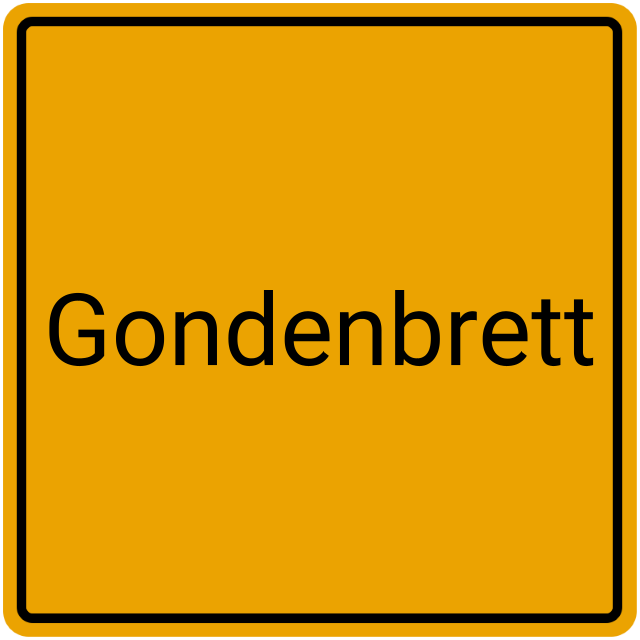 Meldebestätigung Gondenbrett