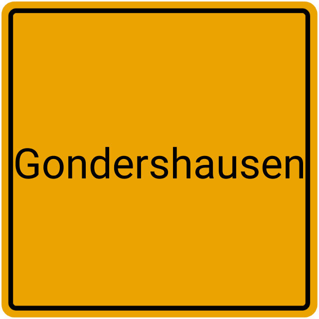 Meldebestätigung Gondershausen
