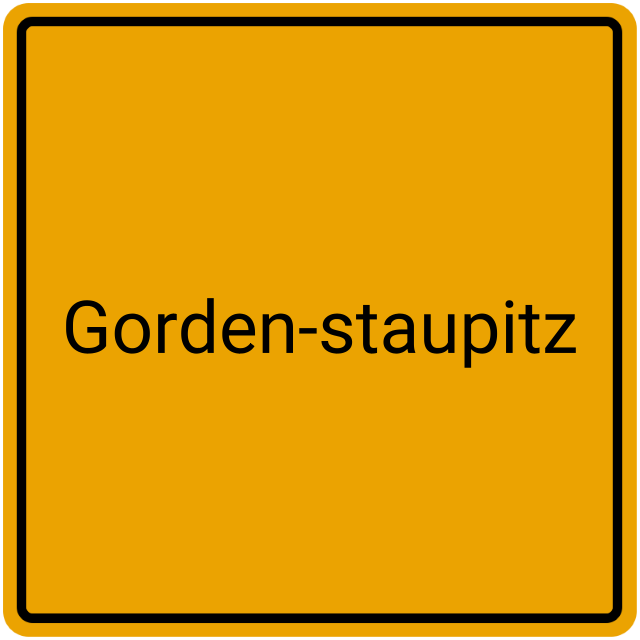 Meldebestätigung Gorden-Staupitz