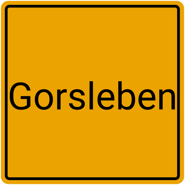 Meldebestätigung Gorsleben