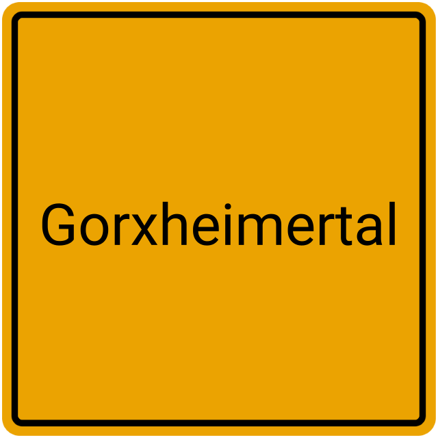 Meldebestätigung Gorxheimertal