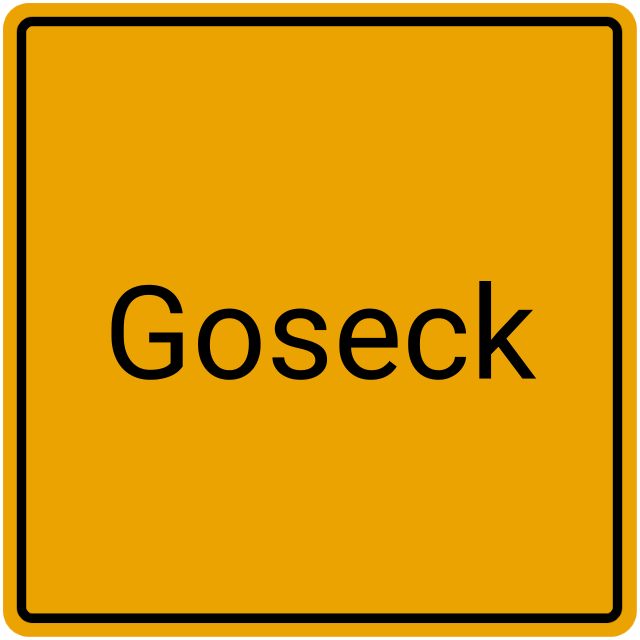 Meldebestätigung Goseck