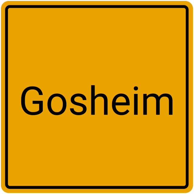 Meldebestätigung Gosheim