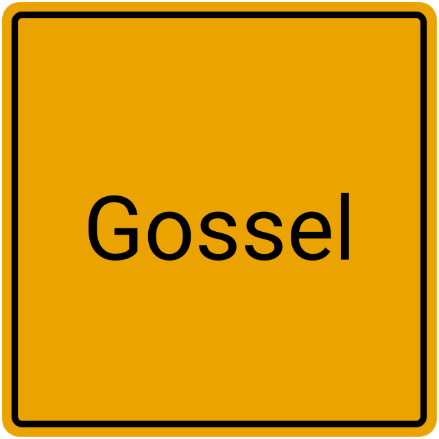 Meldebestätigung Gossel