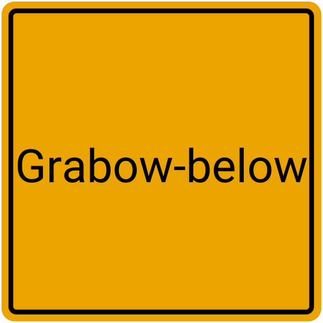 Meldebestätigung Grabow-Below